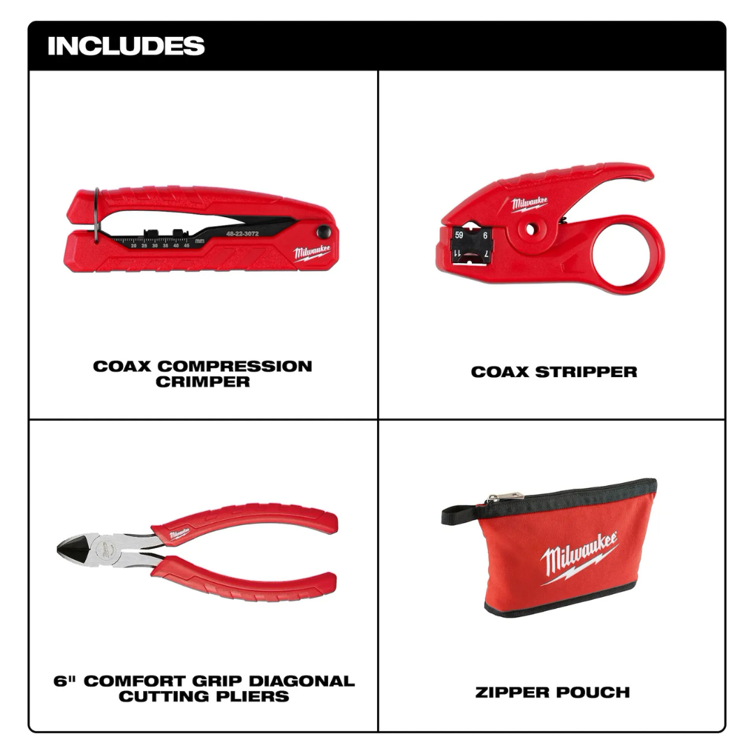Milwaukee Coax Install Kit from GME Supply